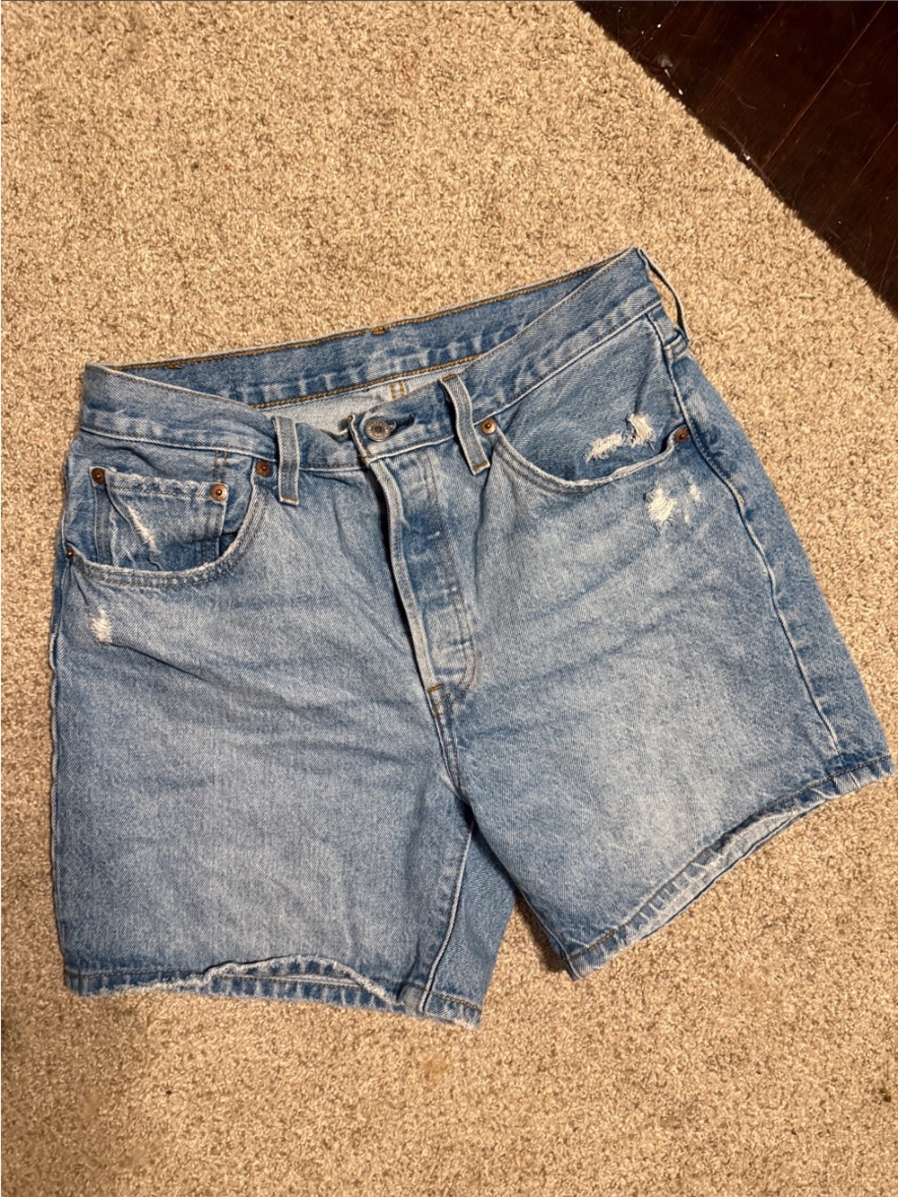 501 Levi’s Denim Women's “mom” Shorts